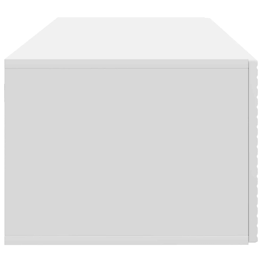 Wandmontierter TV-Schrank Weiß 78,5 x 41 x 30 cm Holzwerkstoff