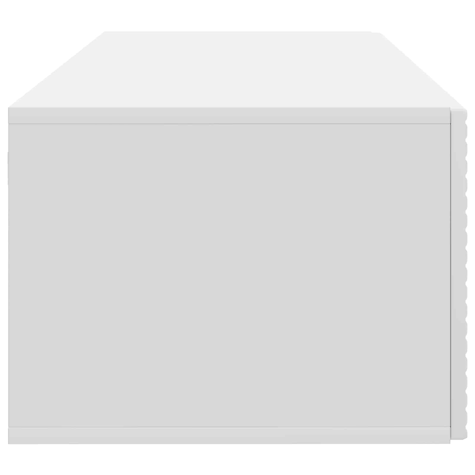 Wandmontierter TV-Schrank Weiß 78,5 x 41 x 30 cm Holzwerkstoff