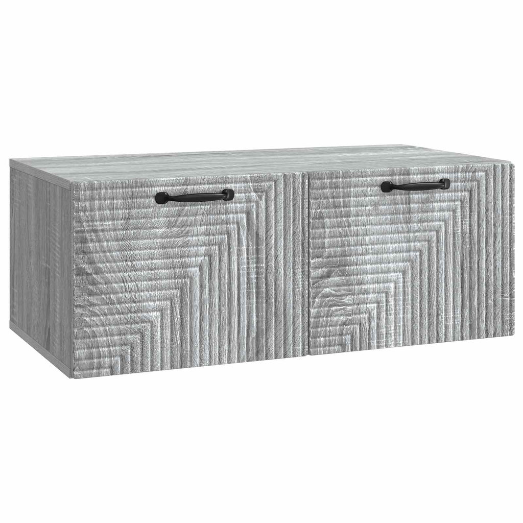 Wandmontierter TV-Schrank Graues Sonoma 78,5 x 41 x 30 cm