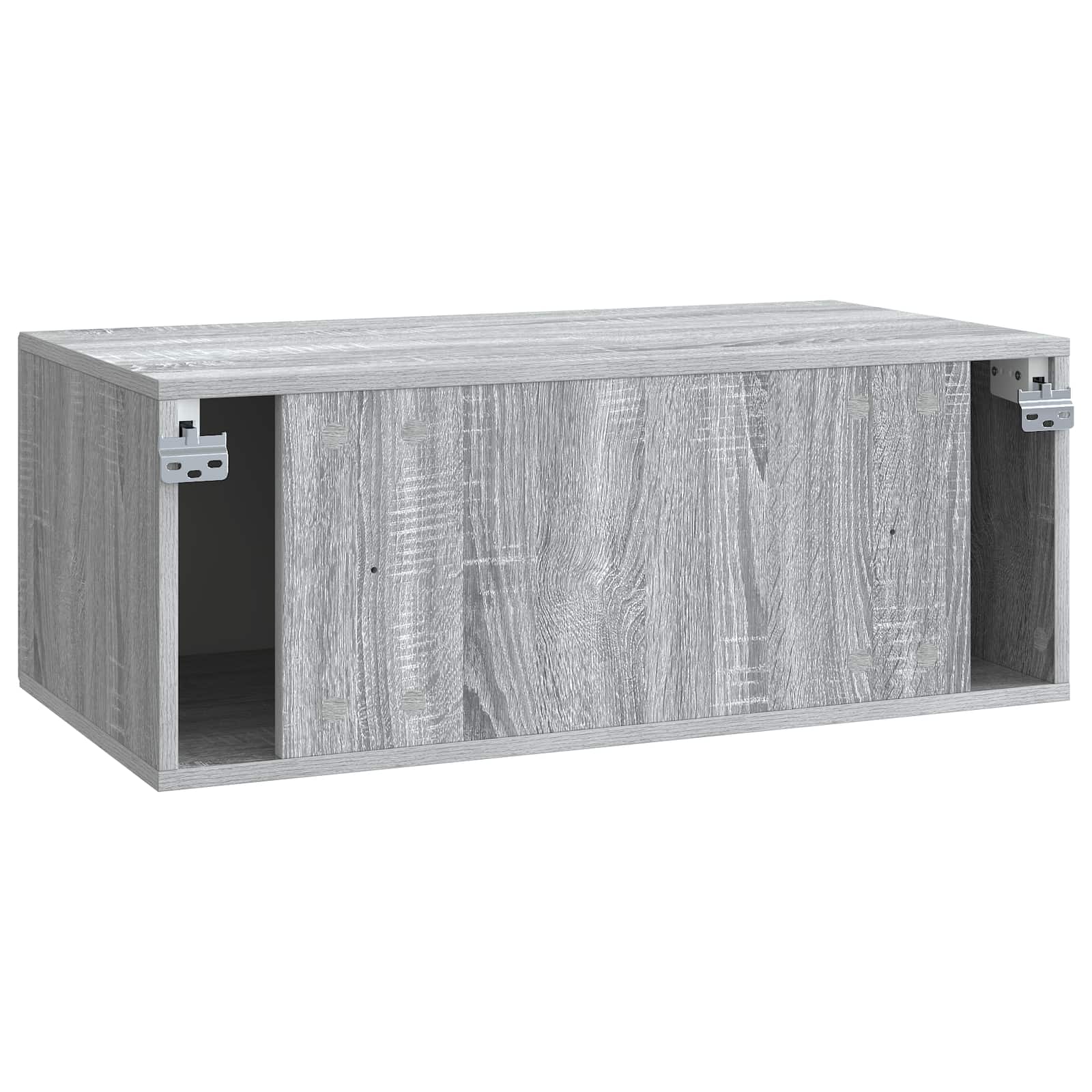 Wandmontierter TV-Schrank Graues Sonoma 78,5 x 41 x 30 cm
