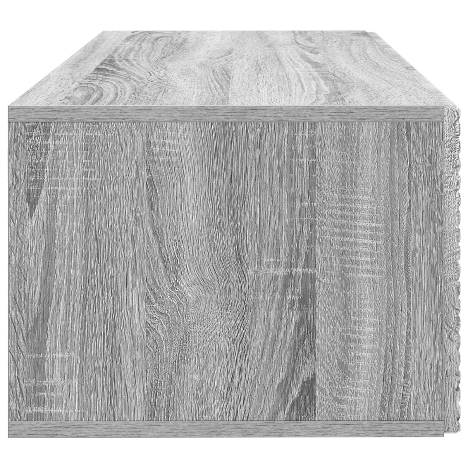 Wandmontierter TV-Schrank Graues Sonoma 78,5 x 41 x 30 cm