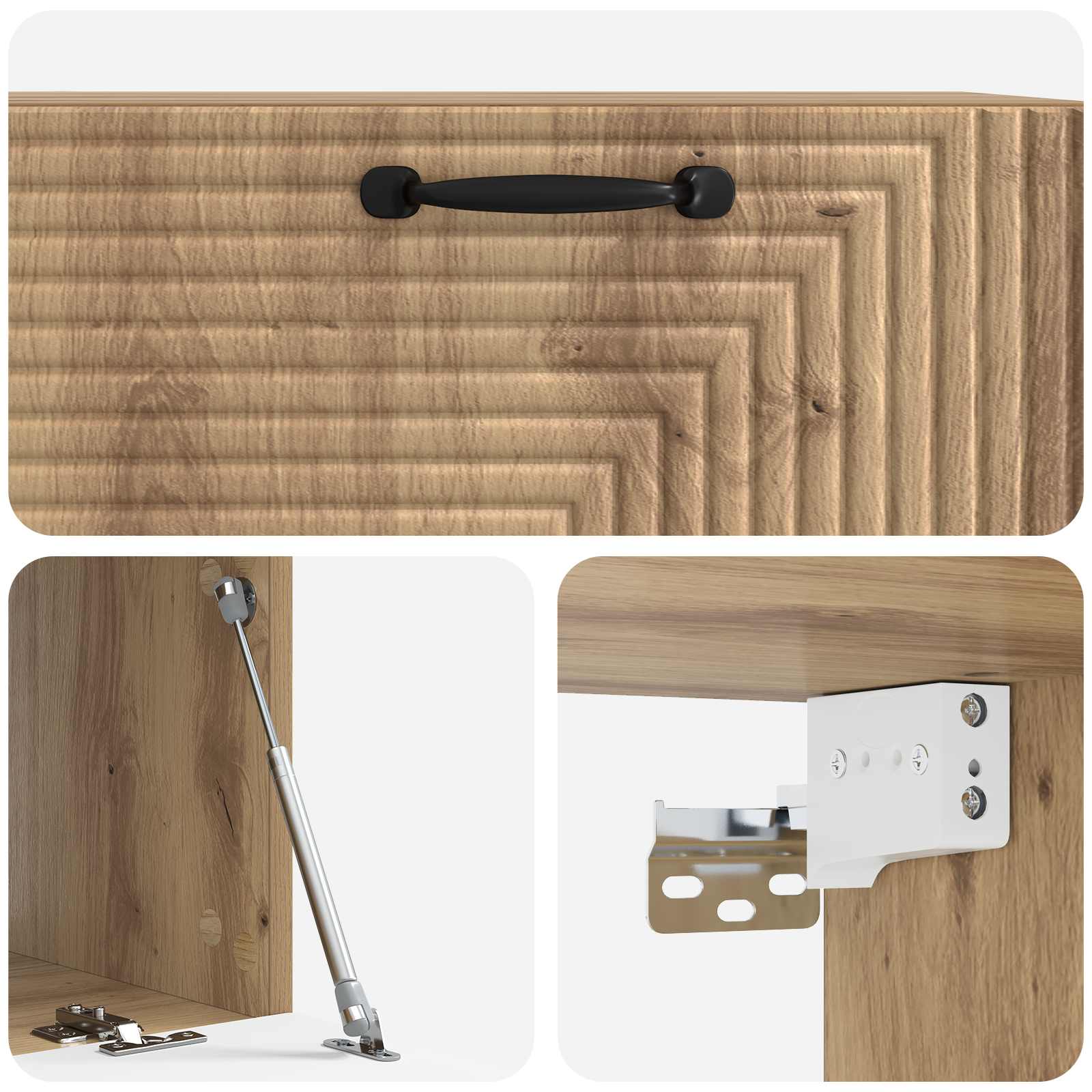 Wandmontierter TV-Schrank Artisan-Eiche 78,5 x 41 x 30 cm