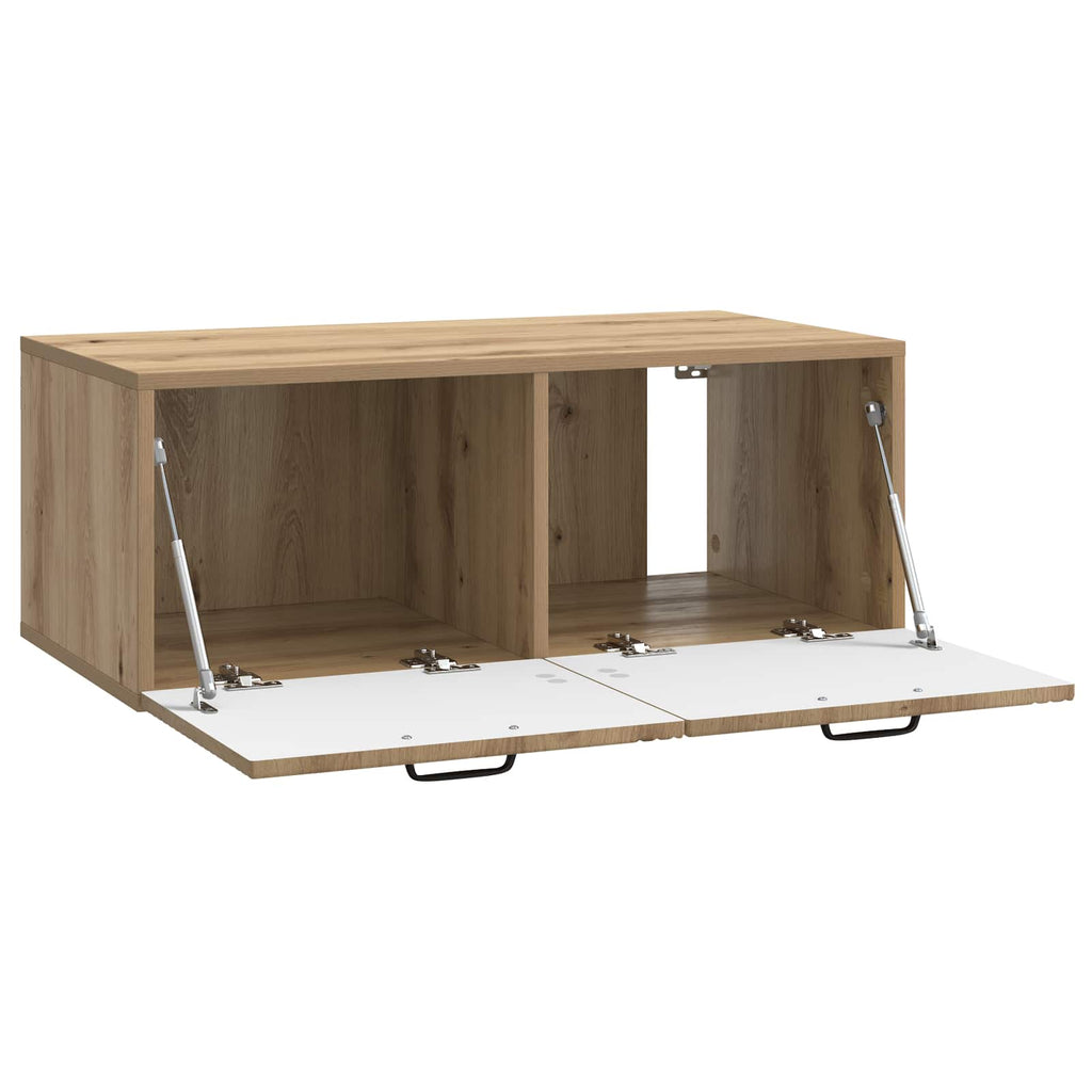 Wandmontierter TV-Schrank Artisan-Eiche 78,5 x 41 x 30 cm