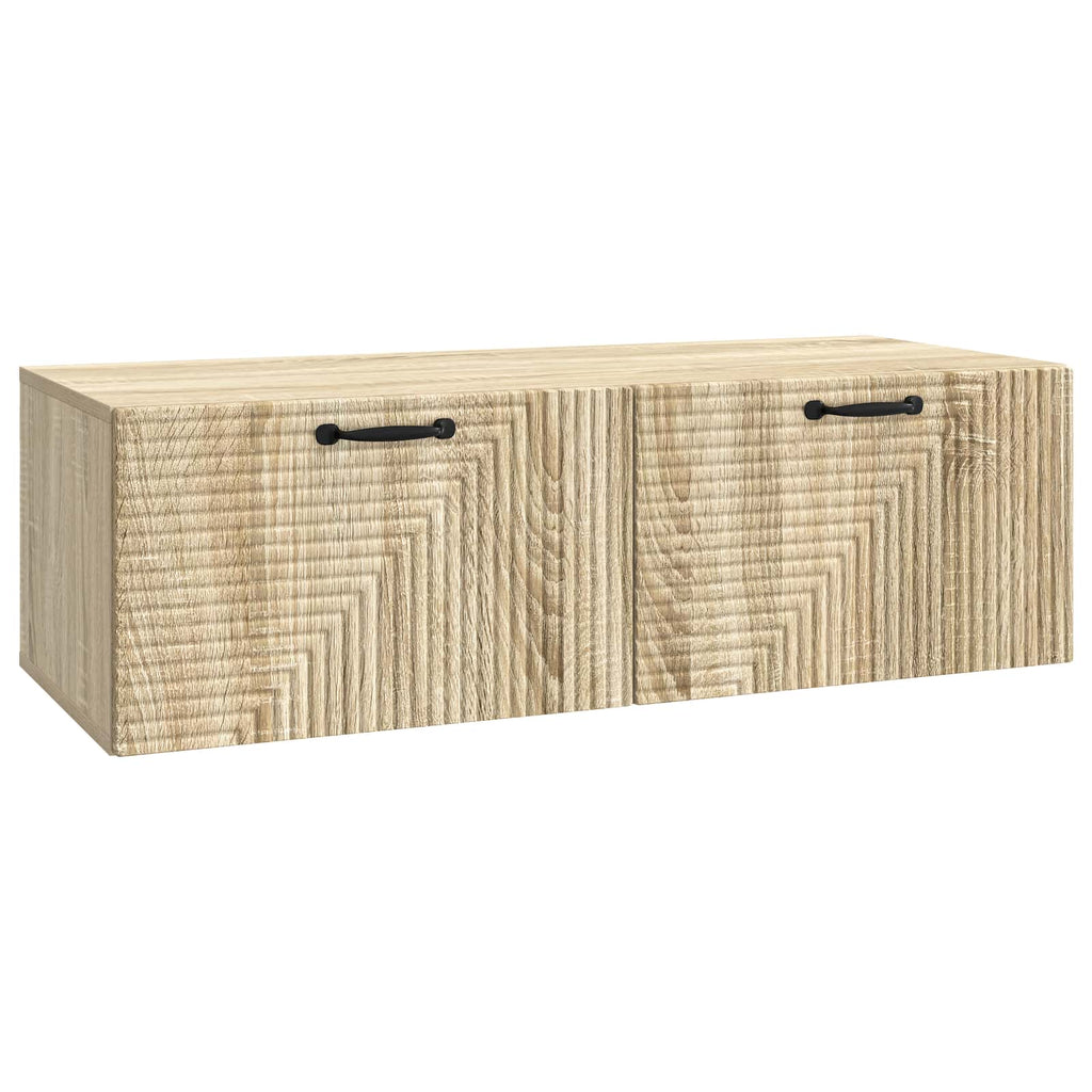 Wandmontierter TV-Schrank Sonoma-Eiche 98 x 41 x 30 cm