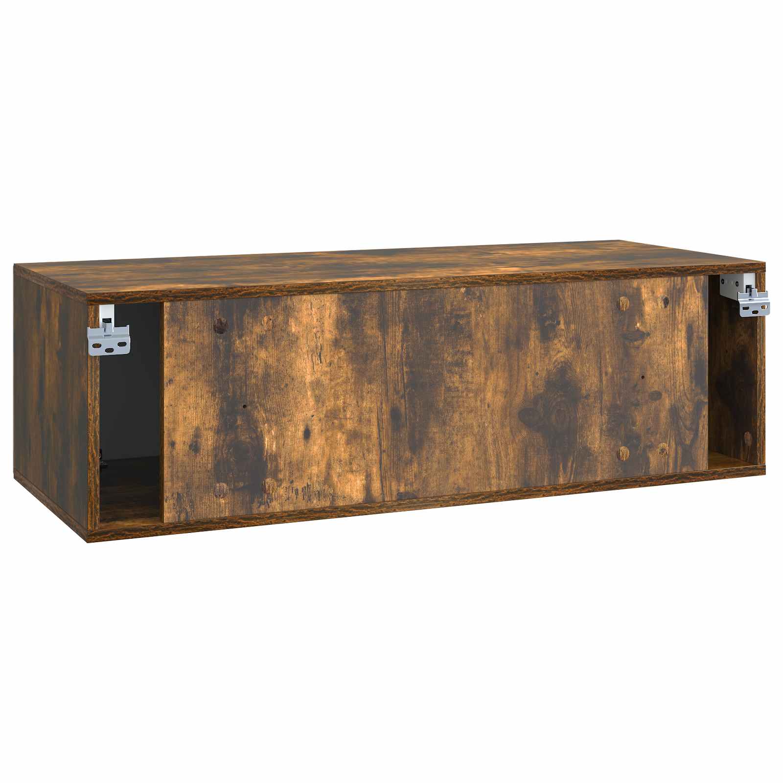 Wandmontierter TV-Schrank Geräucherte Eiche 98 x 41 x 30 cm