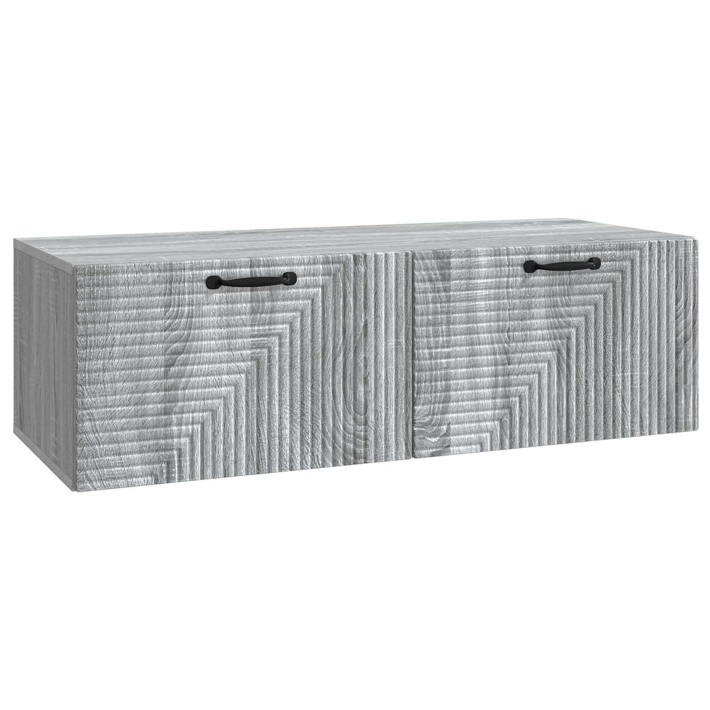 Wandmontierter TV-Schrank Graues Sonoma 98 x 41 x 30 cm