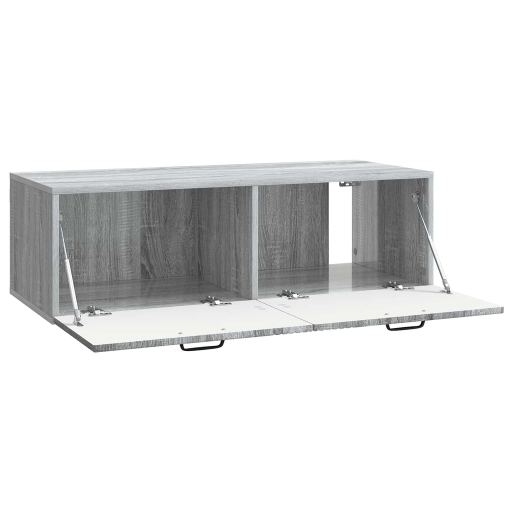 Wandmontierter TV-Schrank Graues Sonoma 98 x 41 x 30 cm