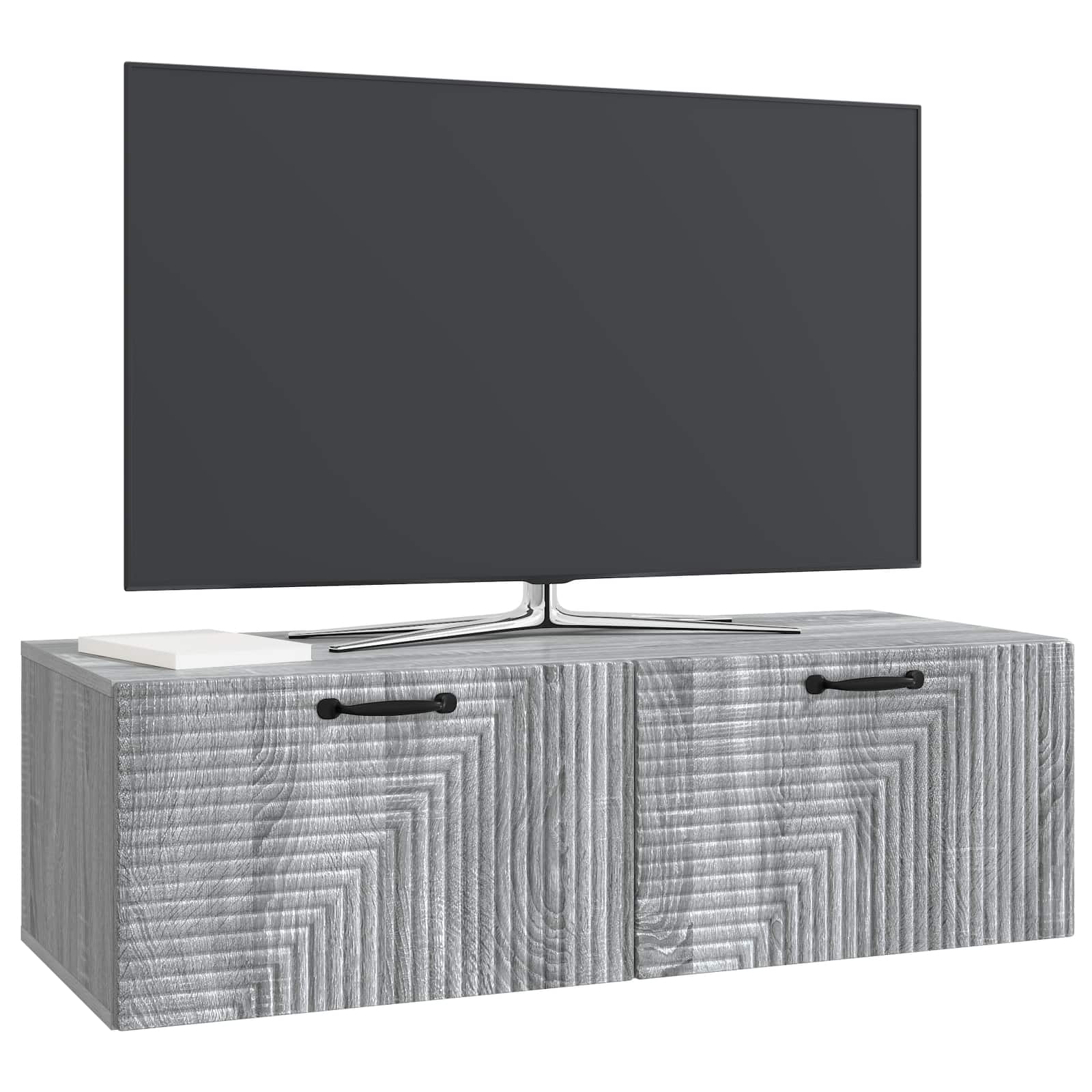 Wandmontierter TV-Schrank Graues Sonoma 98 x 41 x 30 cm