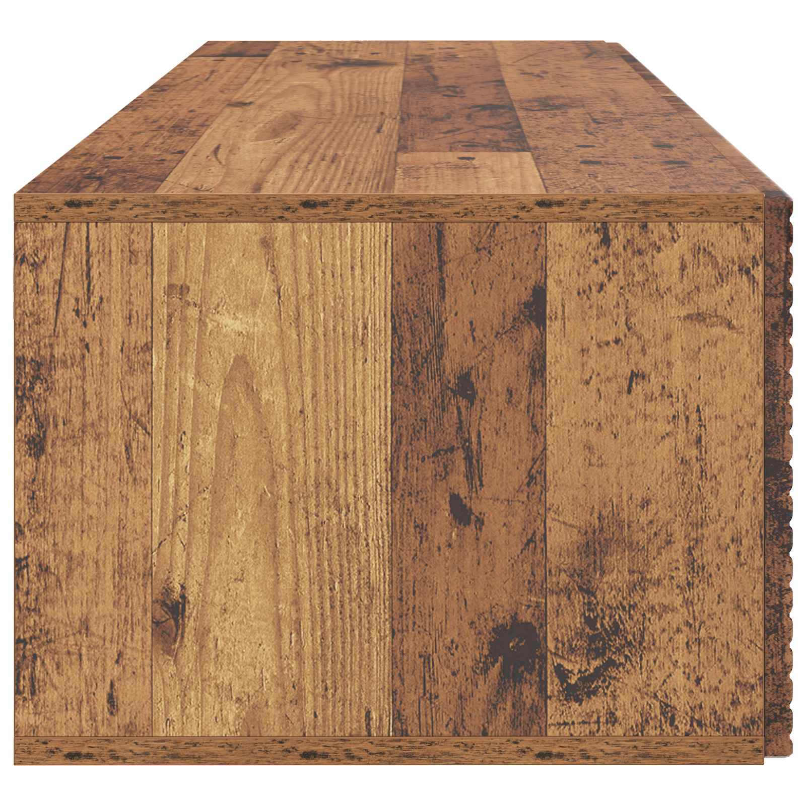 Wandmontierter TV-Schrank Altholz 98 x 41 x 30 cm Holzwerkstoff