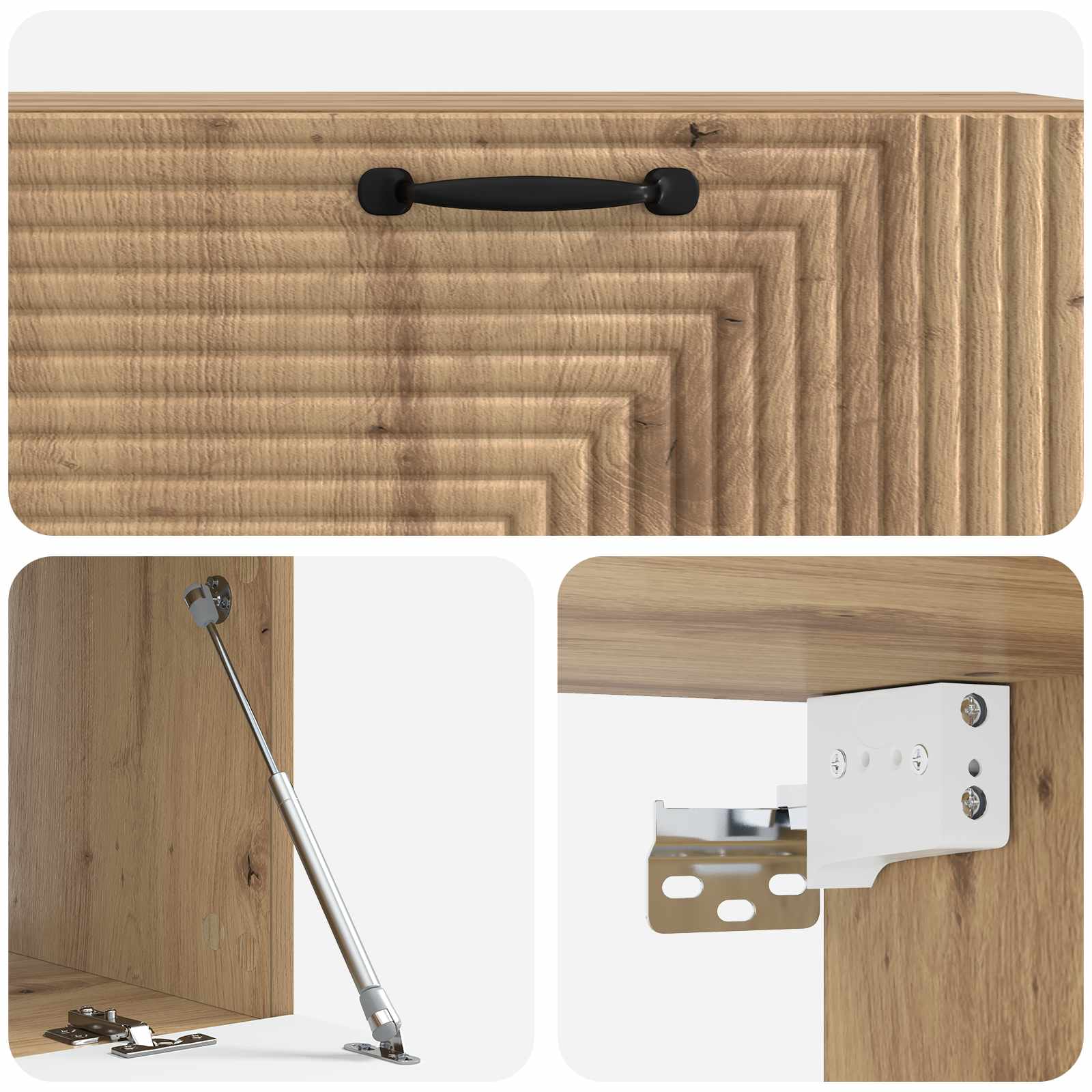 Wandmontierter TV-Schrank Artisan-Eiche 98 x 41 x 30 cm