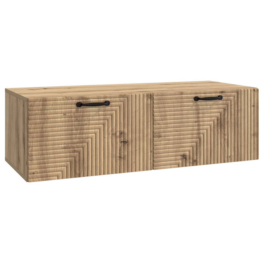Wandmontierter TV-Schrank Artisan-Eiche 98 x 41 x 30 cm