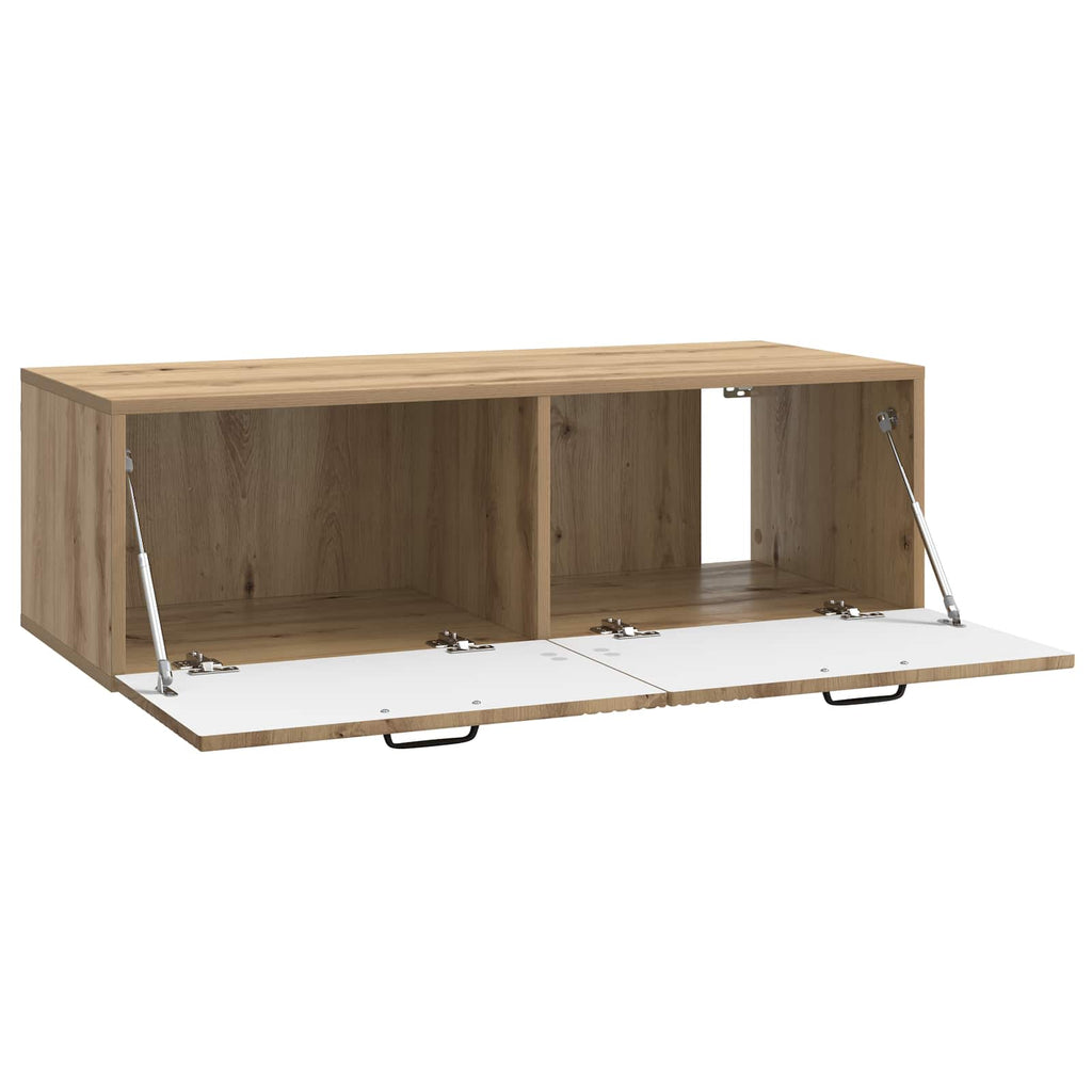Wandmontierter TV-Schrank Artisan-Eiche 98 x 41 x 30 cm