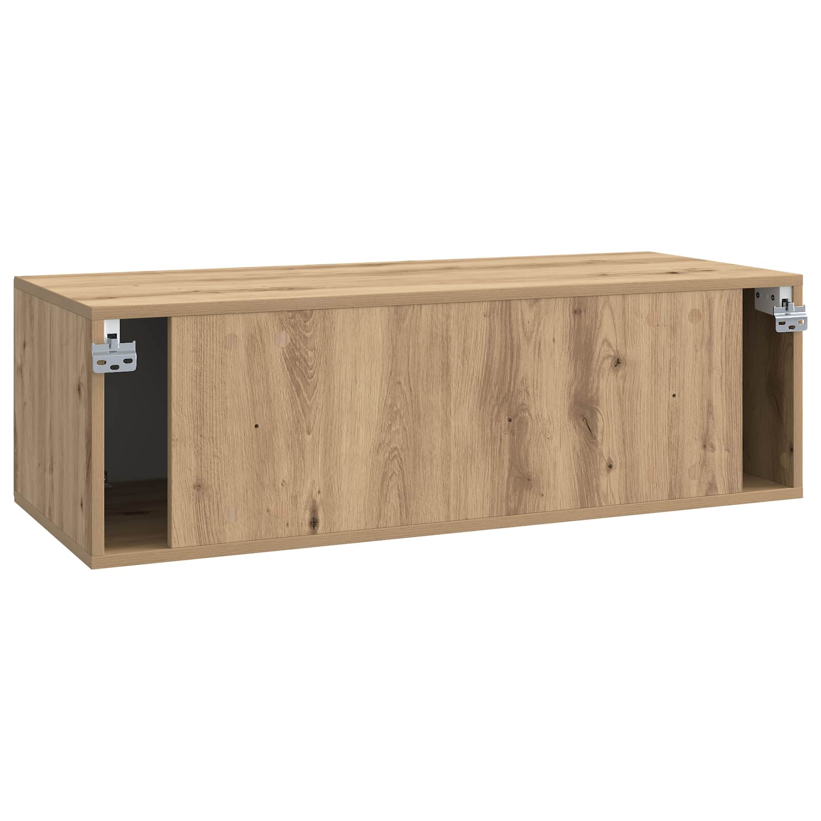 Wandmontierter TV-Schrank Artisan-Eiche 98 x 41 x 30 cm