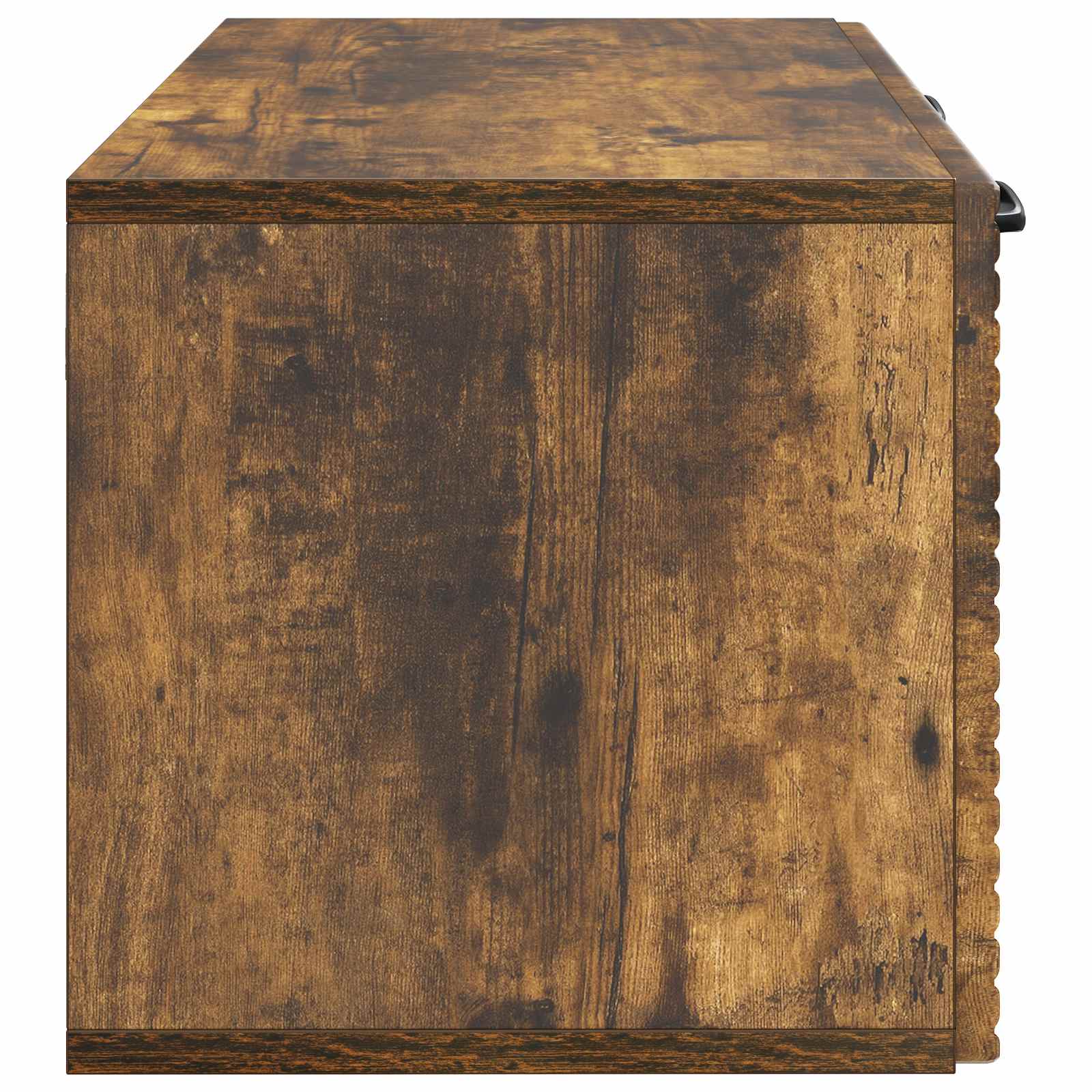 Wandmontierter TV-Schrank Geräucherte Eiche 59,5 x 31 x 30 cm