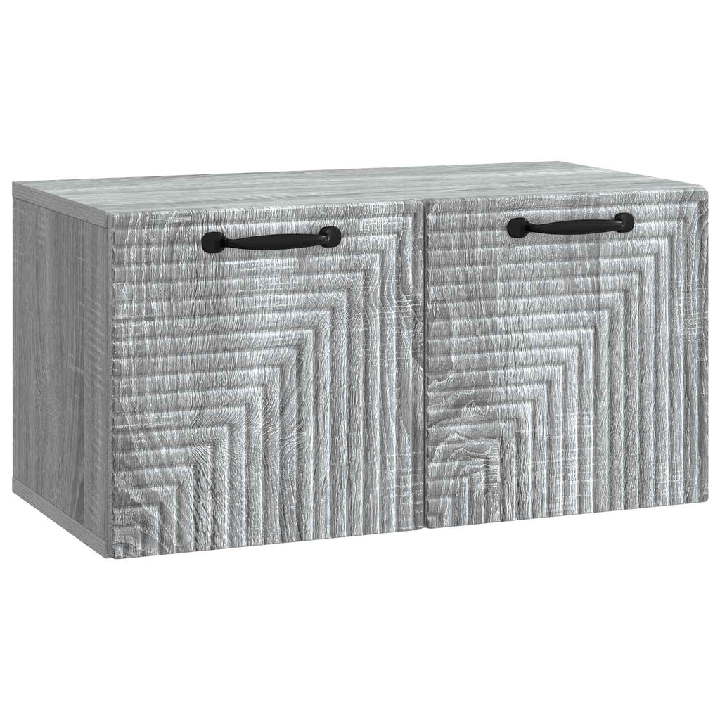 Wandmontierter TV-Schrank Graues Sonoma 59,5 x 31 x 30 cm