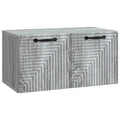 Wandmontierter TV-Schrank Graues Sonoma 59,5 x 31 x 30 cm