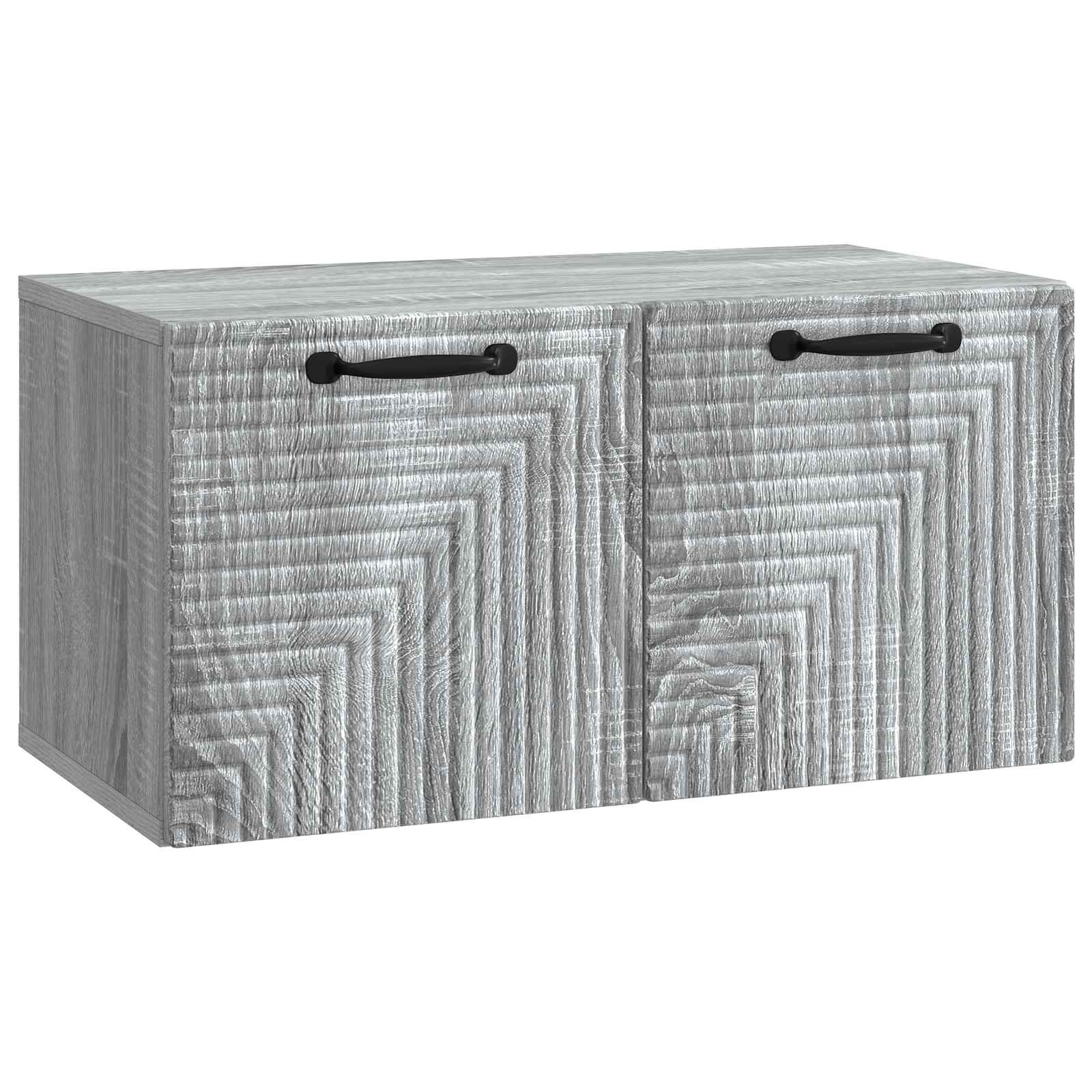 Wandmontierter TV-Schrank Graues Sonoma 59,5 x 31 x 30 cm