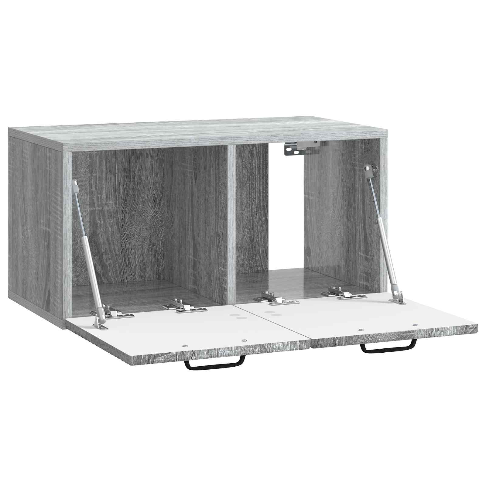 Wandmontierter TV-Schrank Graues Sonoma 59,5 x 31 x 30 cm