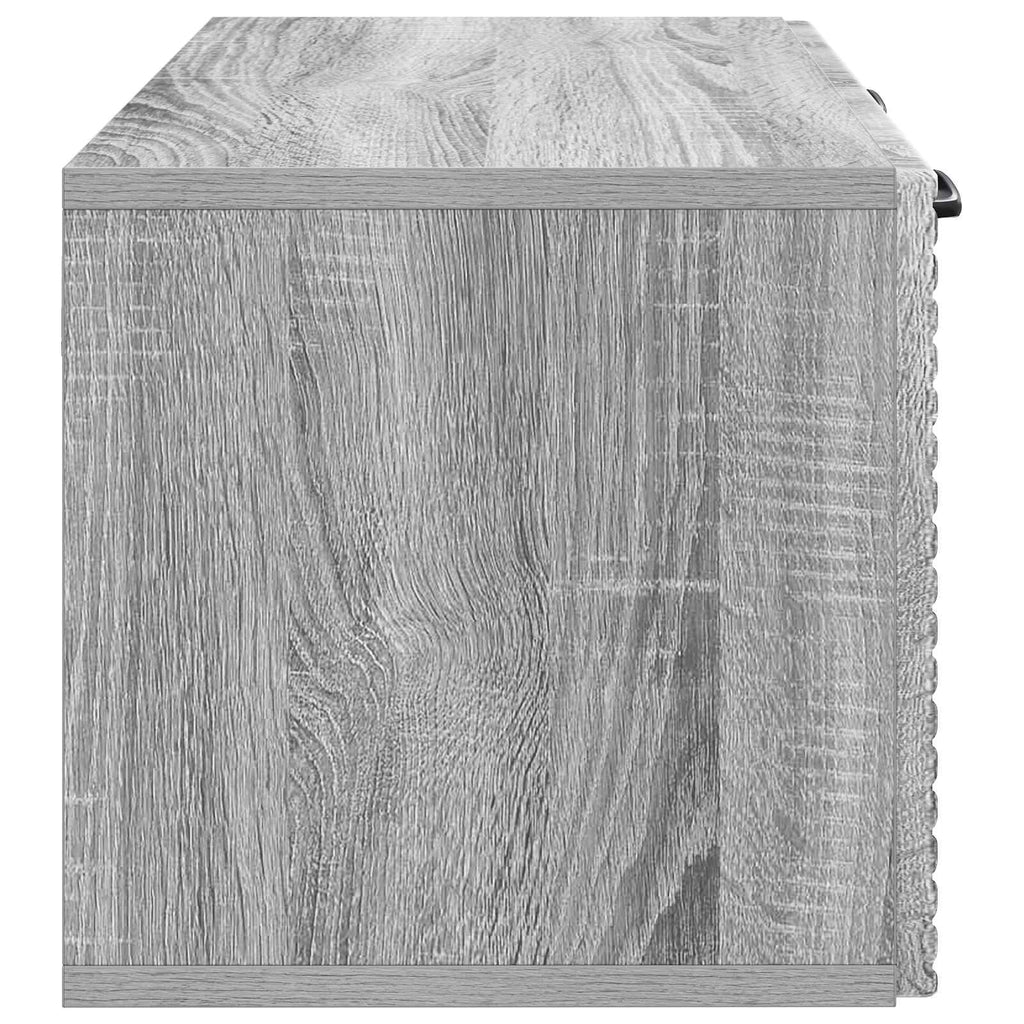 Wandmontierter TV-Schrank Graues Sonoma 59,5 x 31 x 30 cm