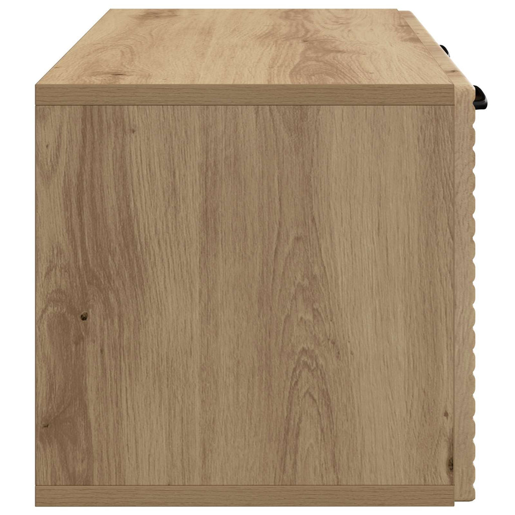 Wandmontierter TV-Schrank Artisan-Eiche 59,5 x 31 x 30 cm