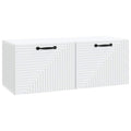 Wandmontierter TV-Schrank Weiß 78,5 x 31 x 30 cm Holzwerkstoff