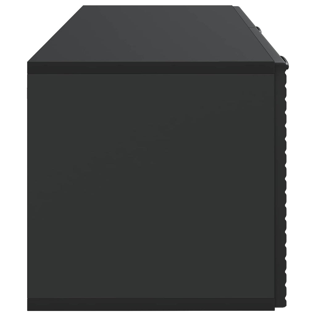 Wandmontierter TV-Schrank Schwarz 78,5 x 31 x 30 cm