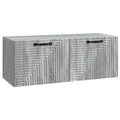 Wandmontierter TV-Schrank Graues Sonoma 78,5 x 31 x 30 cm