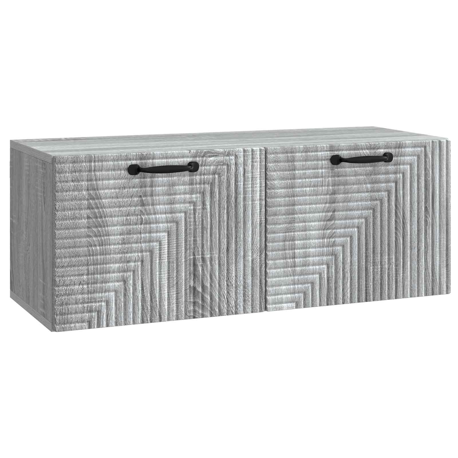 Wandmontierter TV-Schrank Graues Sonoma 78,5 x 31 x 30 cm