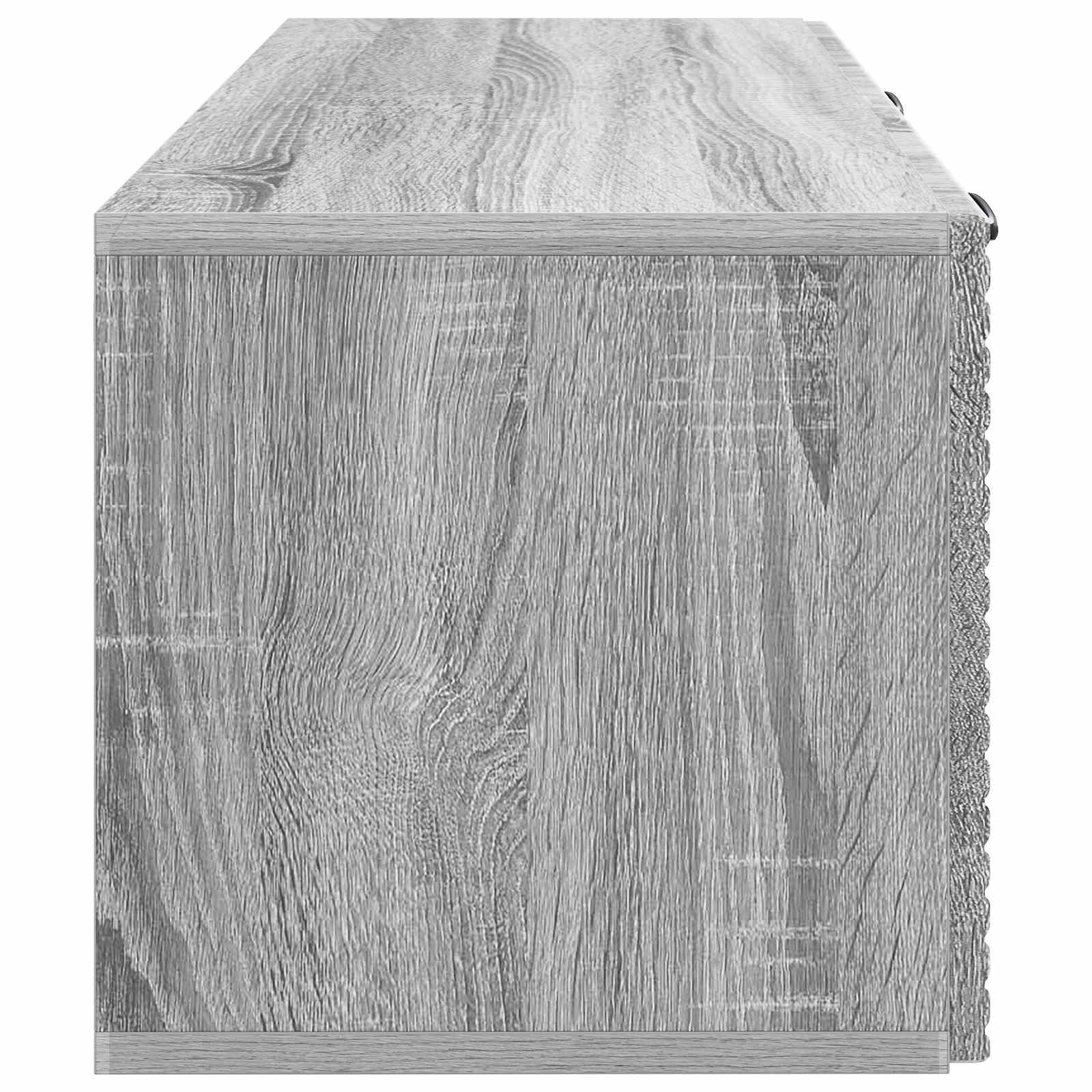 Wandmontierter TV-Schrank Graues Sonoma 78,5 x 31 x 30 cm