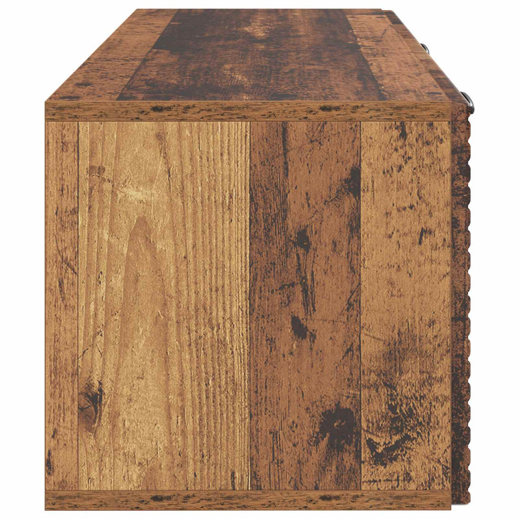 Wandmontierter TV-Schrank Altholz 78,5 x 31 x 30 cm