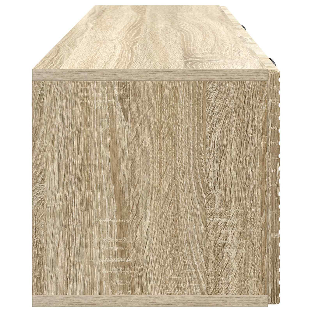 Wandmontierter TV-Schrank Sonoma-Eiche 98 x 31 x 30 cm