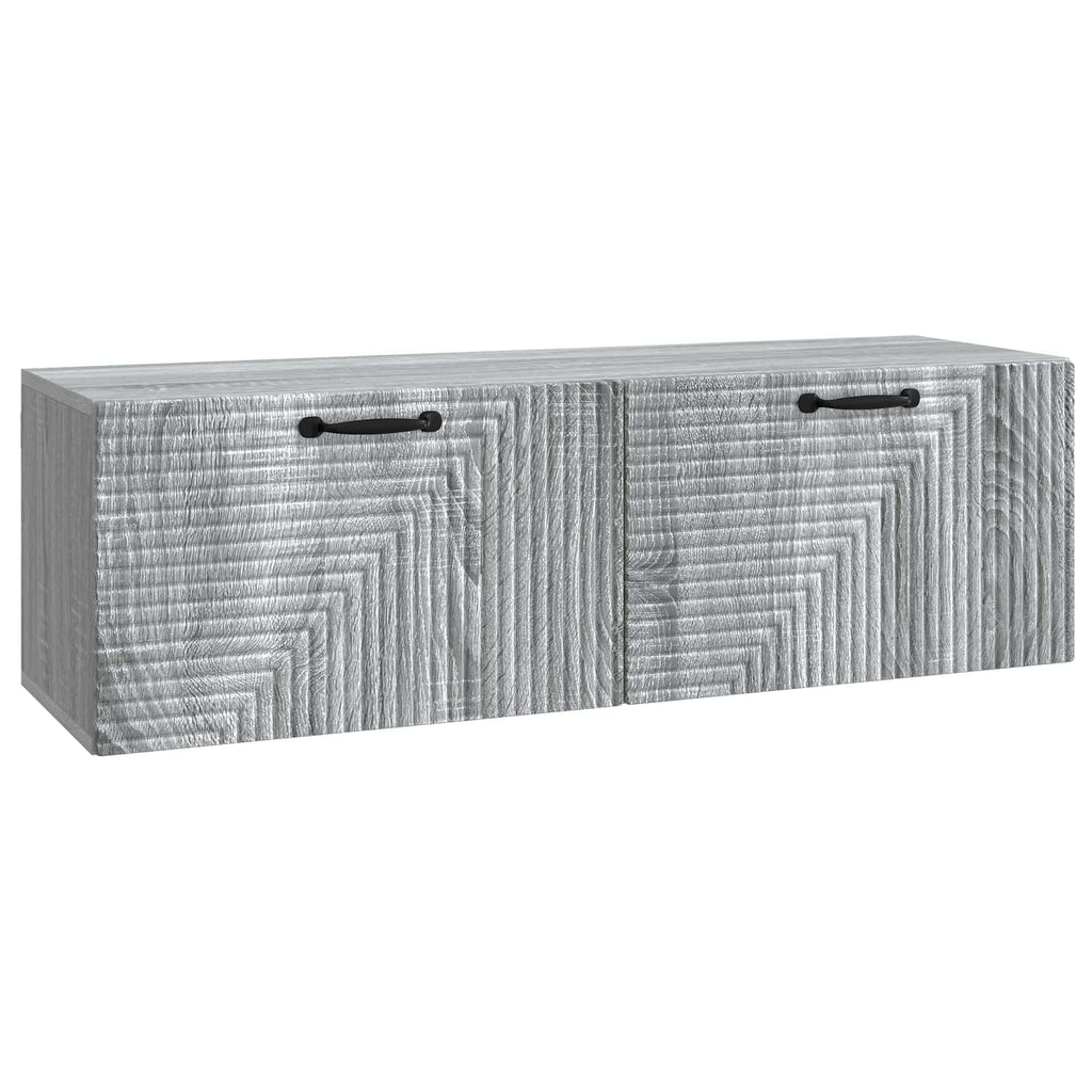 Wandmontierter TV-Schrank Graues Sonoma 98 x 31 x 30 cm