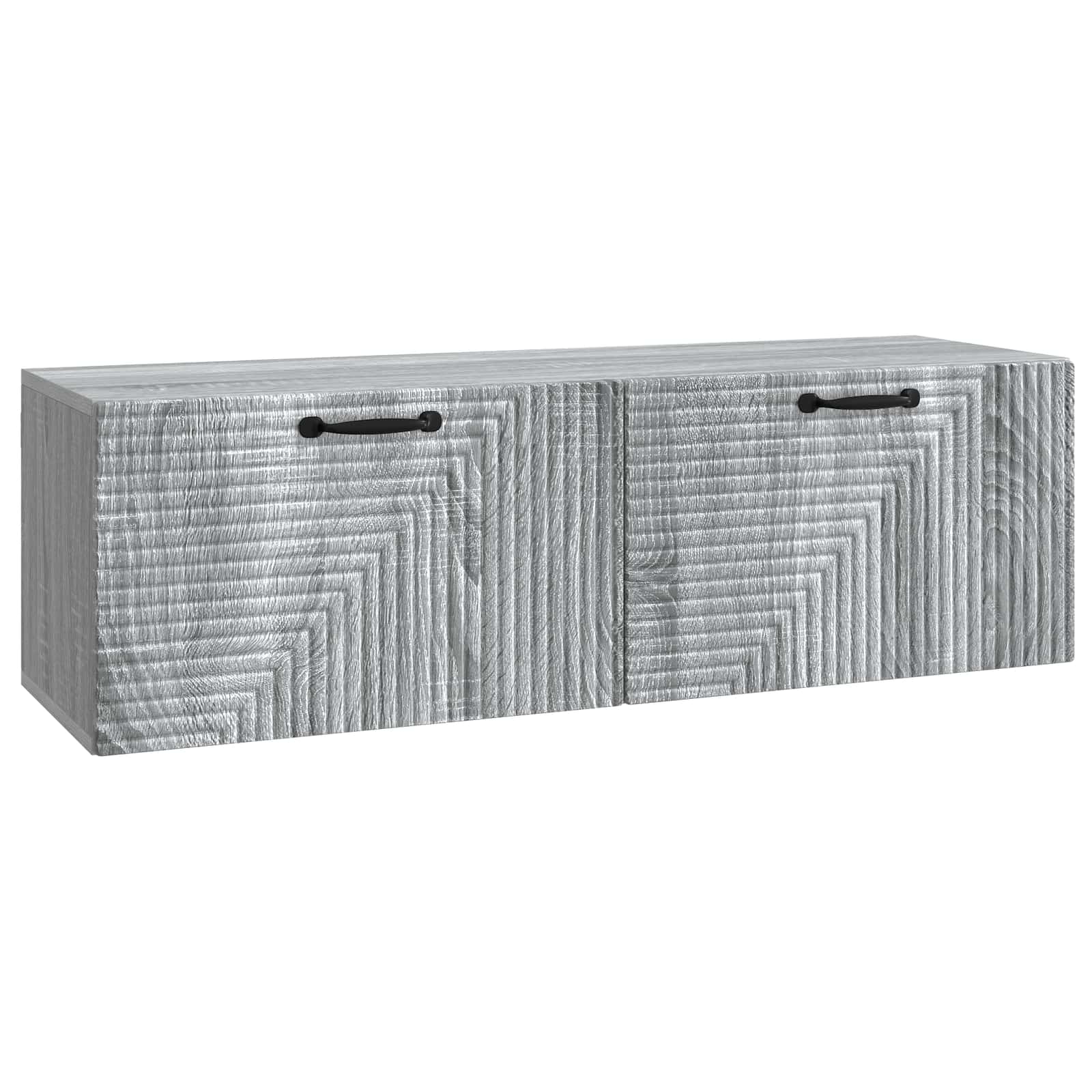 Wandmontierter TV-Schrank Graues Sonoma 98 x 31 x 30 cm