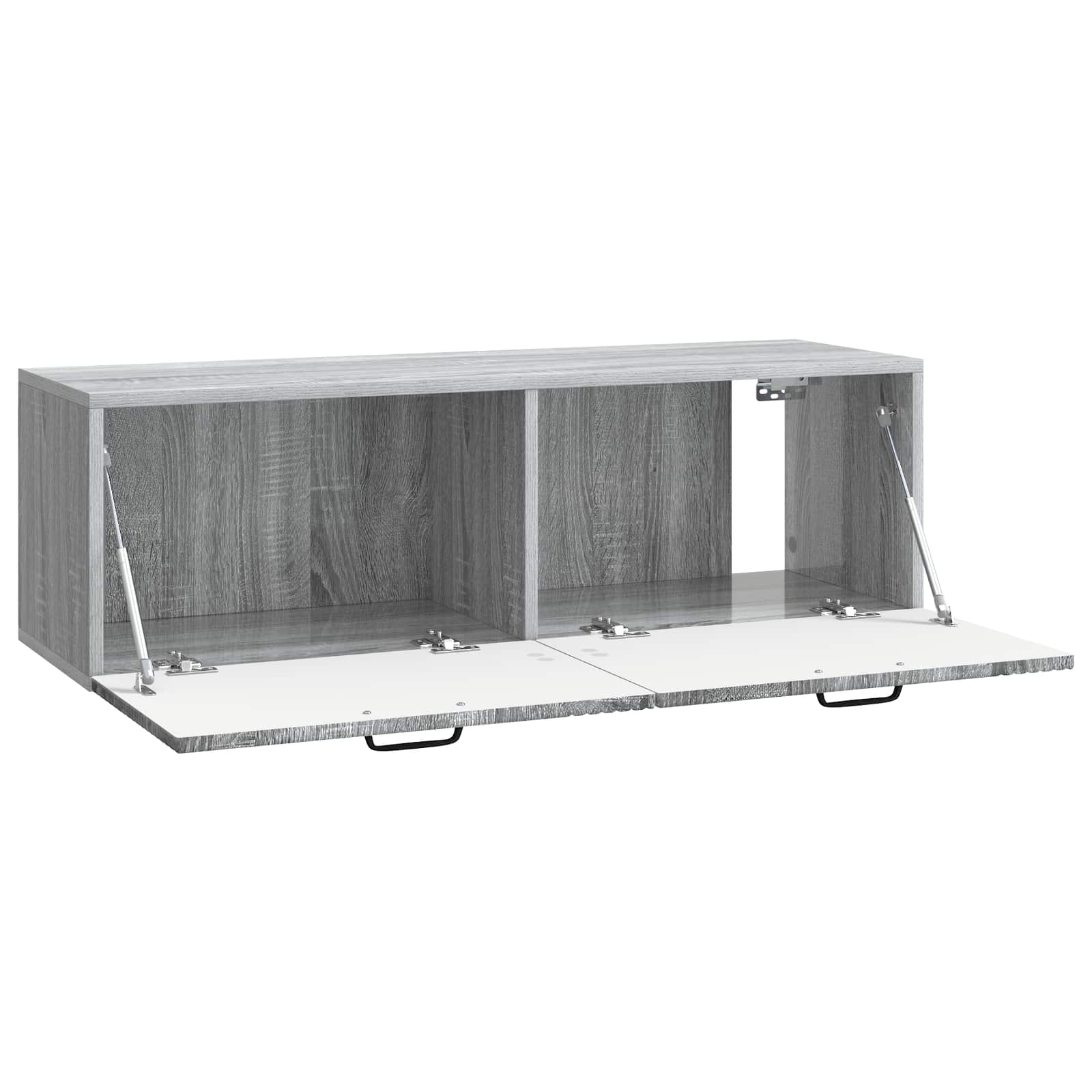 Wandmontierter TV-Schrank Graues Sonoma 98 x 31 x 30 cm