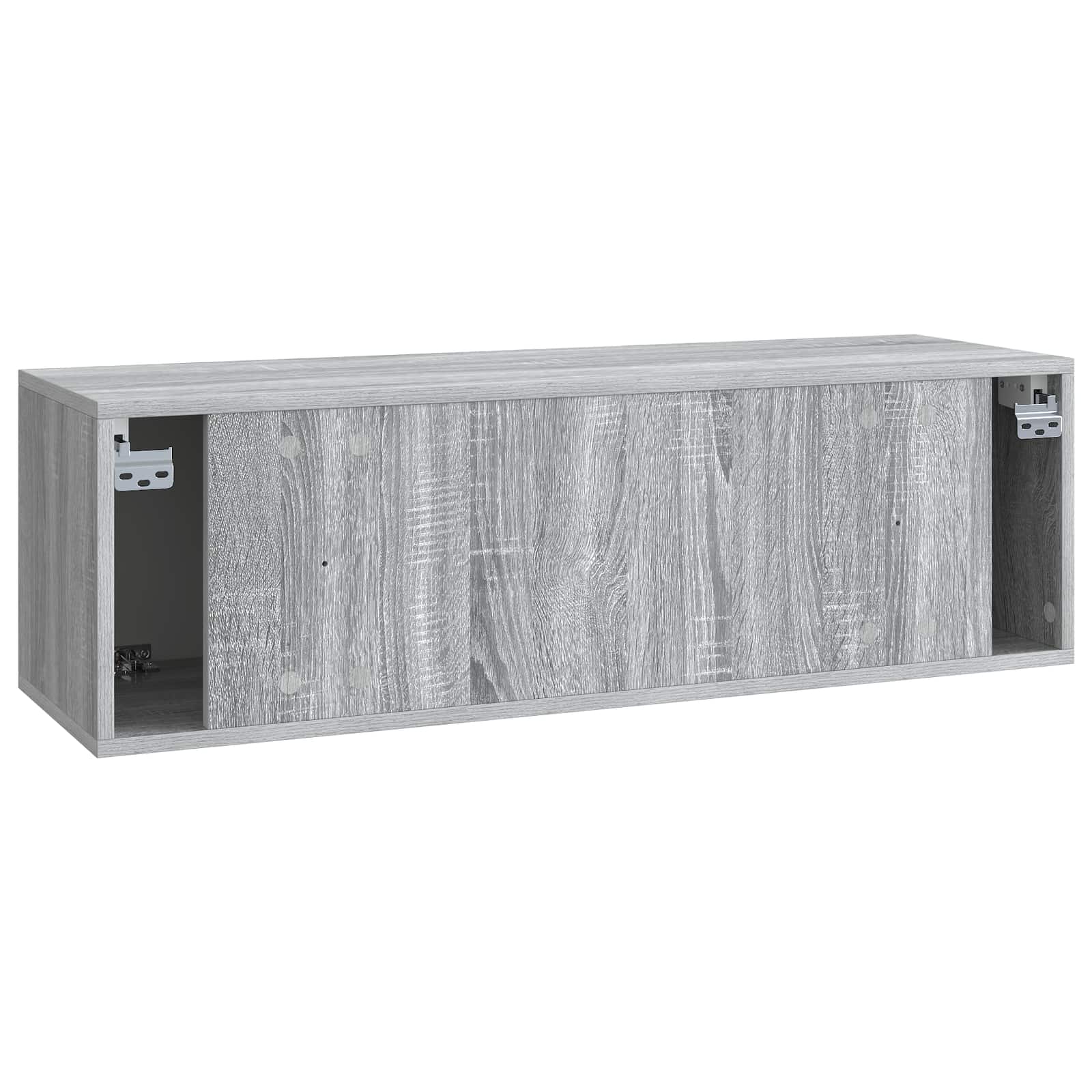 Wandmontierter TV-Schrank Graues Sonoma 98 x 31 x 30 cm