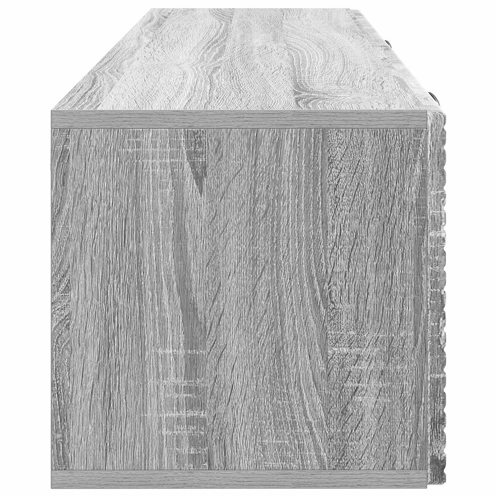 Wandmontierter TV-Schrank Graues Sonoma 98 x 31 x 30 cm