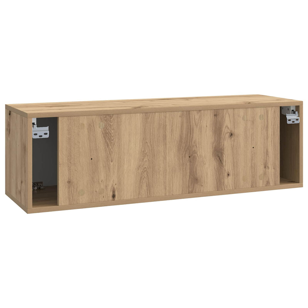 Wandmontierter TV-Schrank Artisan-Eiche 98 x 31 x 30 cm