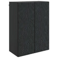 Wandschrank Schwarz 66 x 34,5 x 90 cm Holzwerkstoff