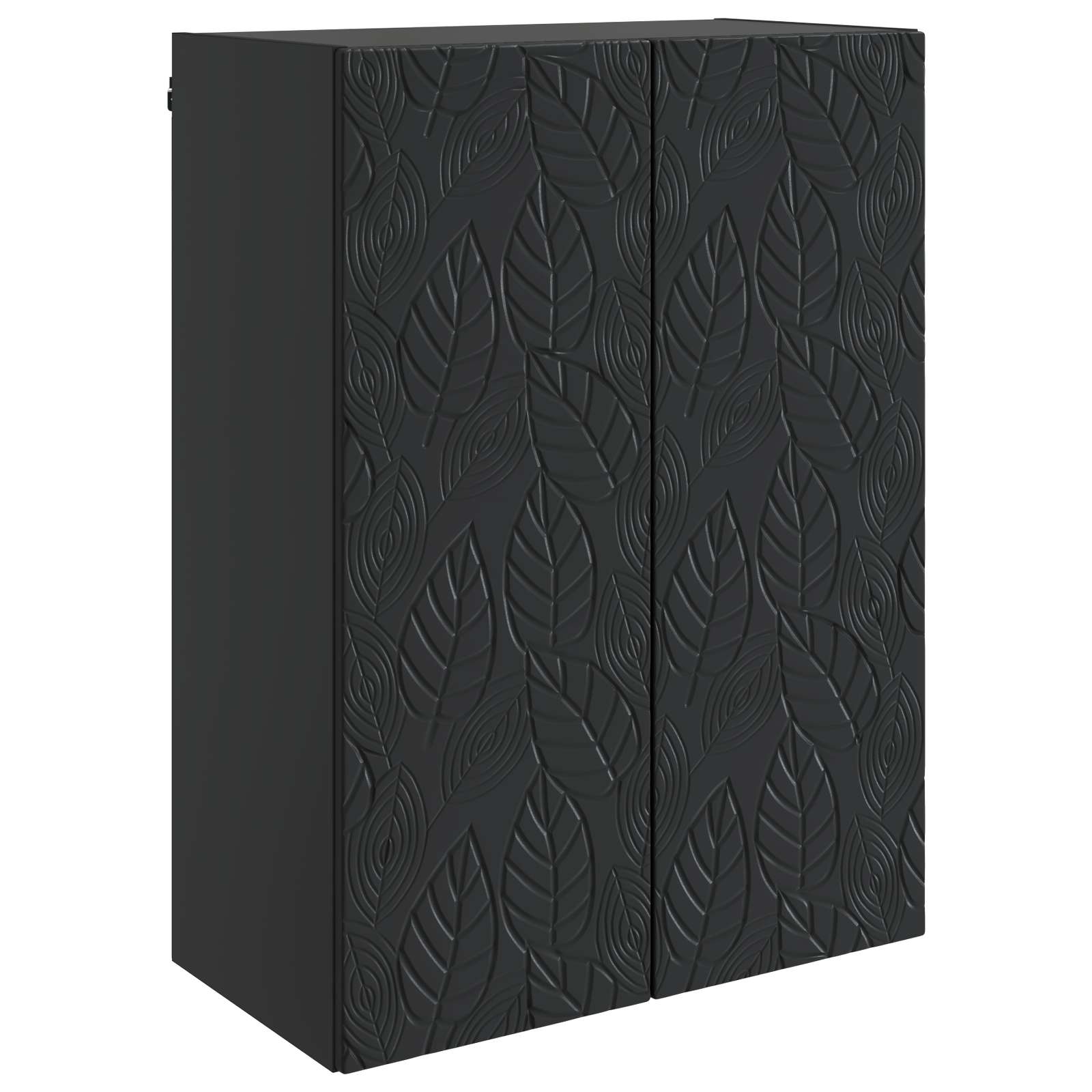 Wandschrank Schwarz 66 x 34,5 x 90 cm Holzwerkstoff