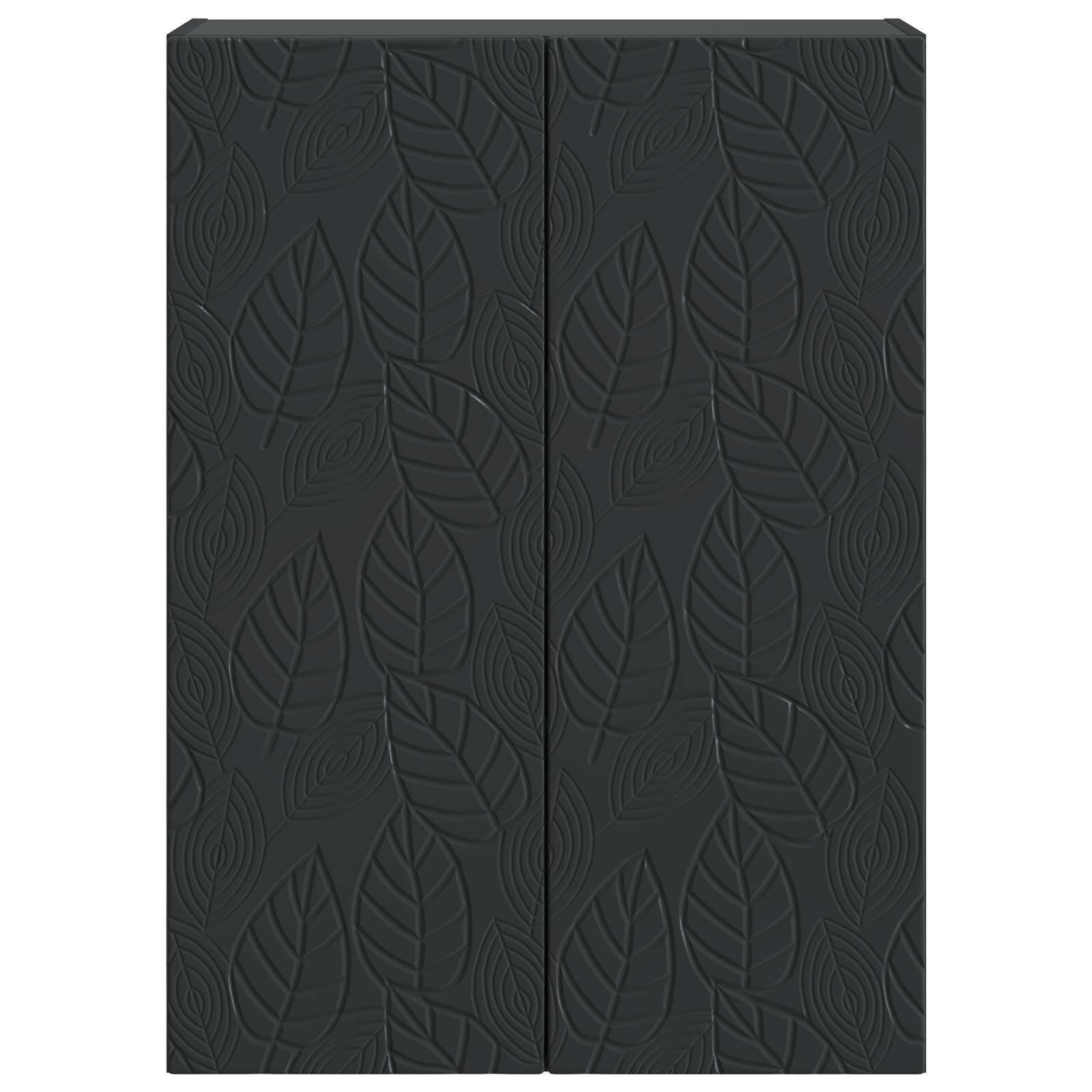 Wandschrank Schwarz 66 x 34,5 x 90 cm Holzwerkstoff