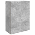 Wandschrank Betongrau 66 x 34,5 x 90 cm Holzwerkstoff
