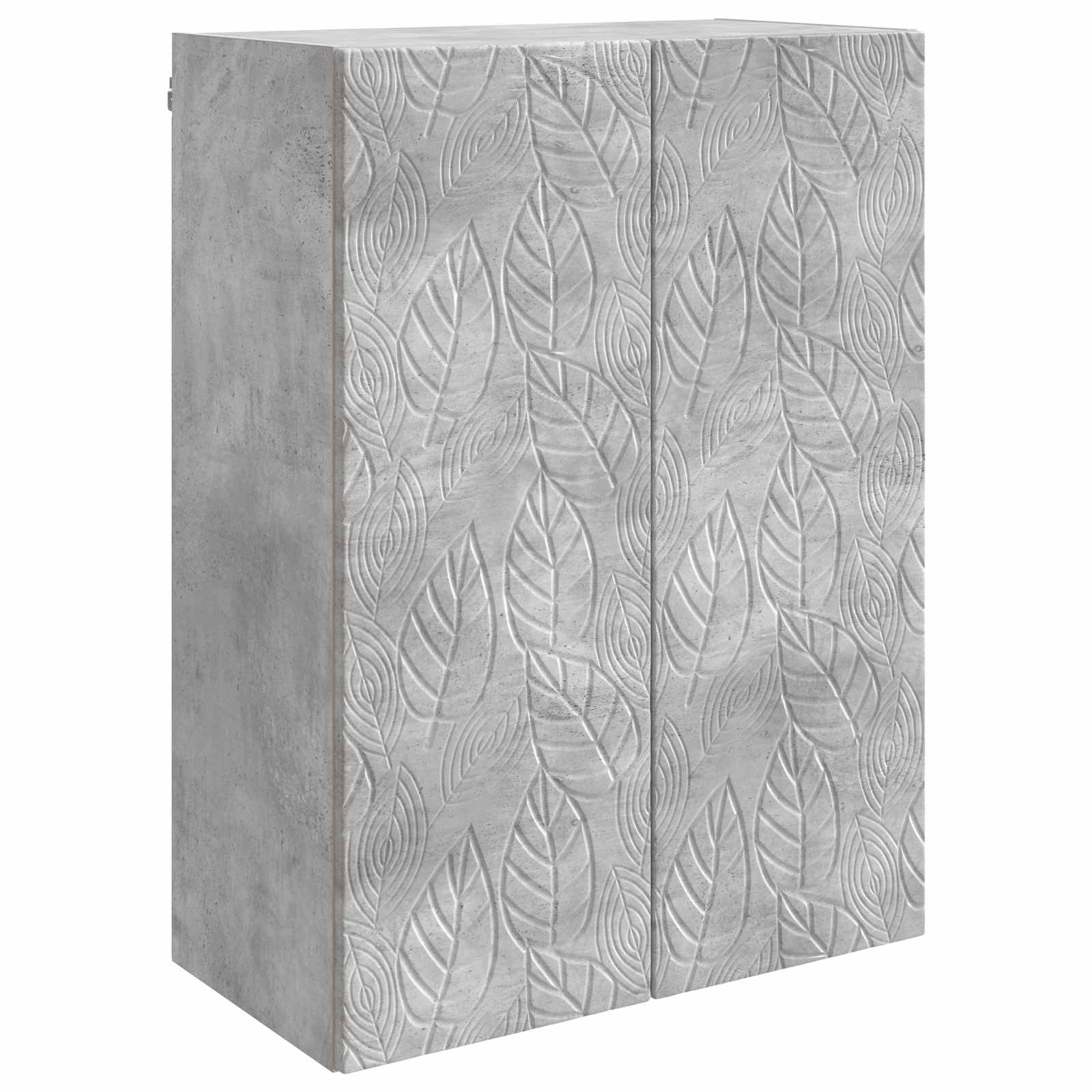 Wandschrank Betongrau 66 x 34,5 x 90 cm Holzwerkstoff
