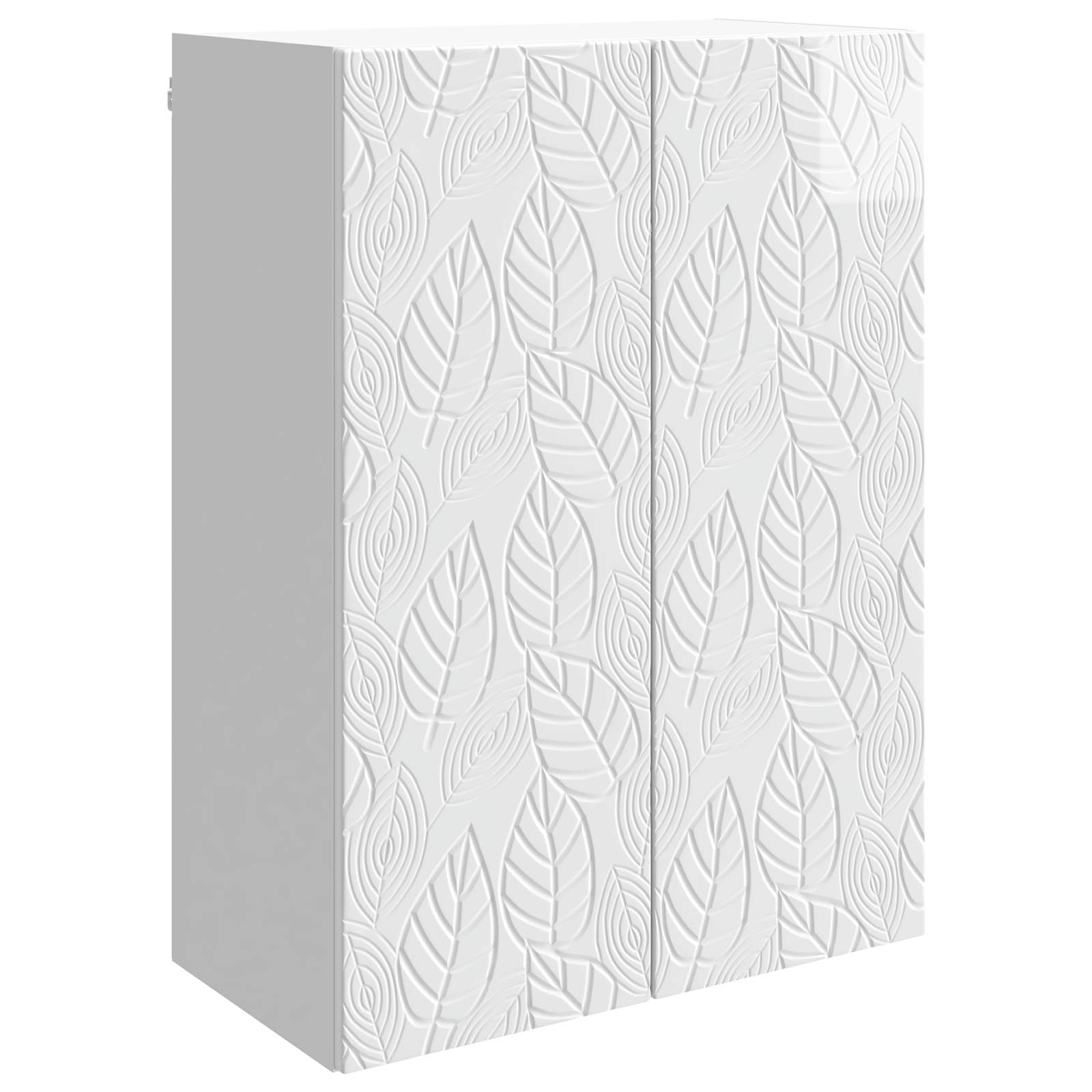 Wandschrank Hochglanz Weiß 66 x 34,5 x 90 cm Holzwerkstoff