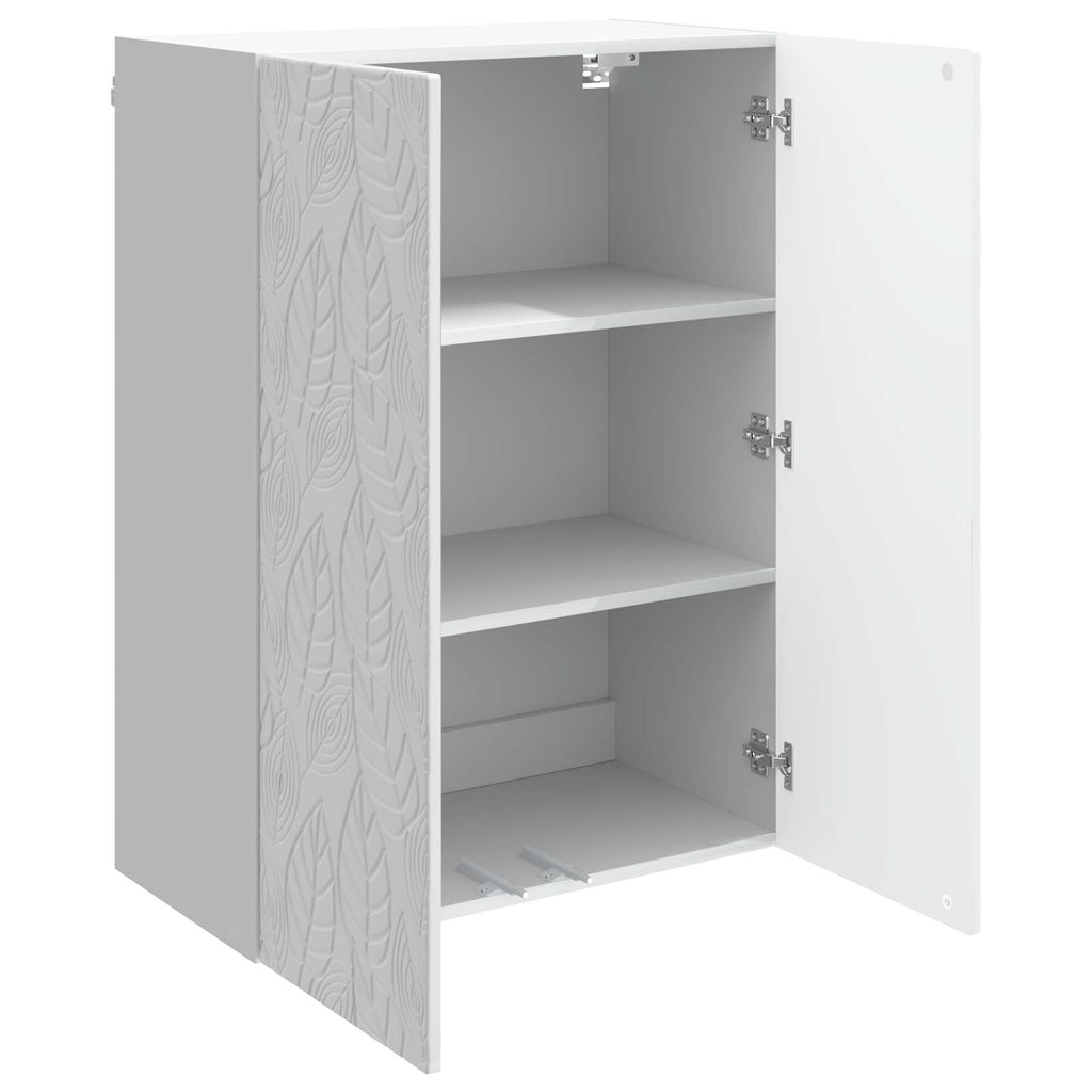 Wandschrank Hochglanz Weiß 66 x 34,5 x 90 cm Holzwerkstoff