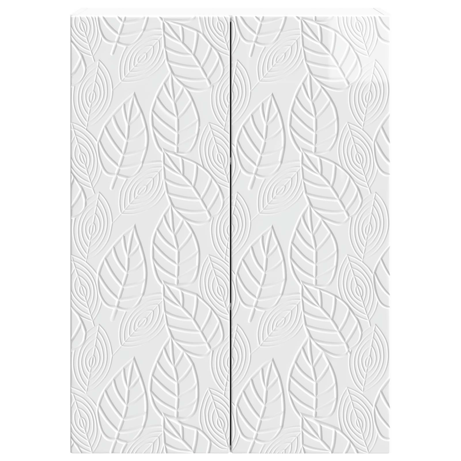 Wandschrank Hochglanz Weiß 66 x 34,5 x 90 cm Holzwerkstoff