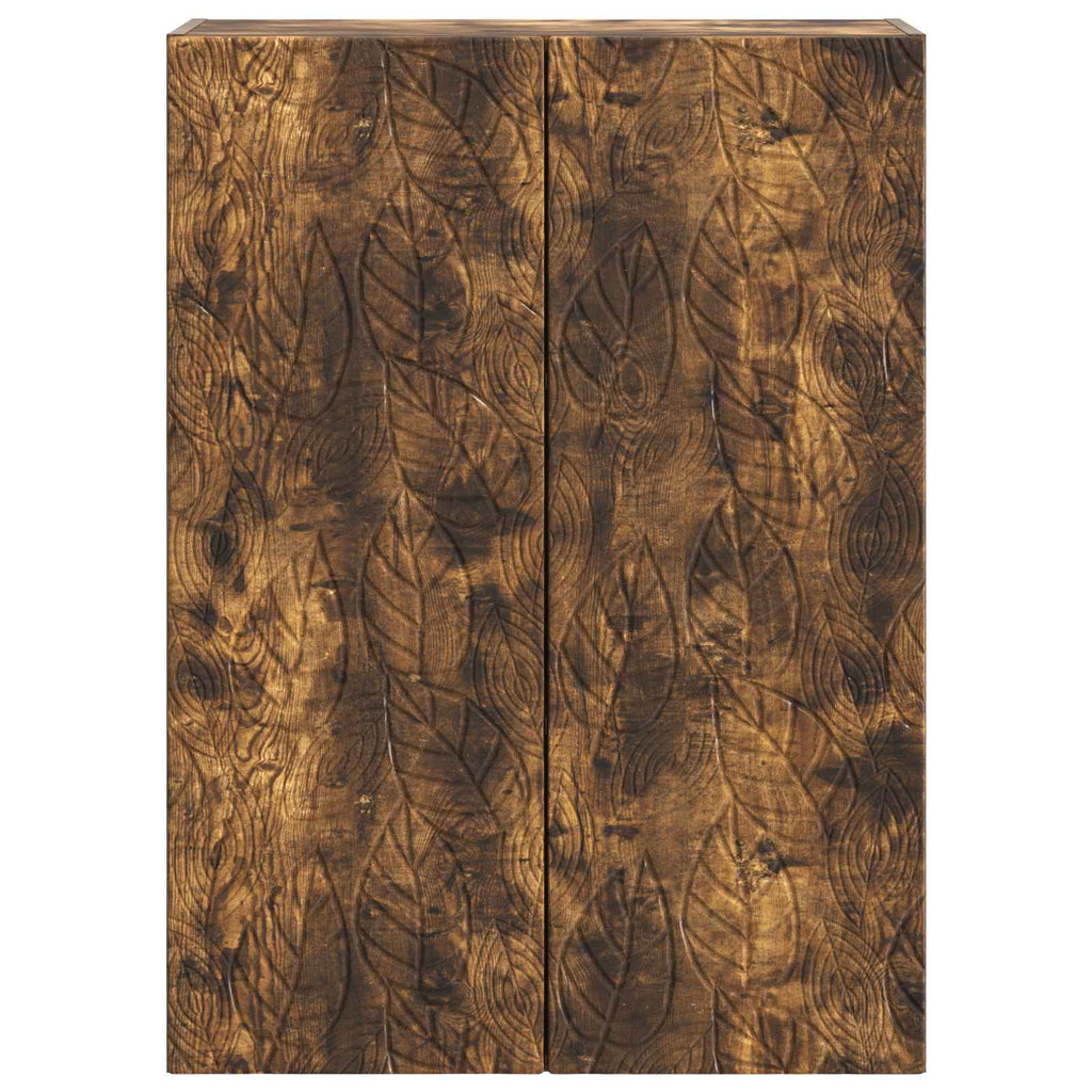 Wandschrank Geräucherte Eiche 66 x 34,5 x 90 cm Holzwerkstoff