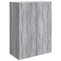 Wandschrank Grau Sonoma 66 x 34,5 x 90 cm Holzwerkstoff