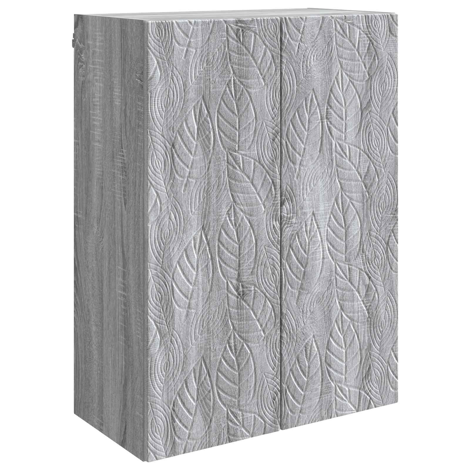 Wandschrank Grau Sonoma 66 x 34,5 x 90 cm Holzwerkstoff