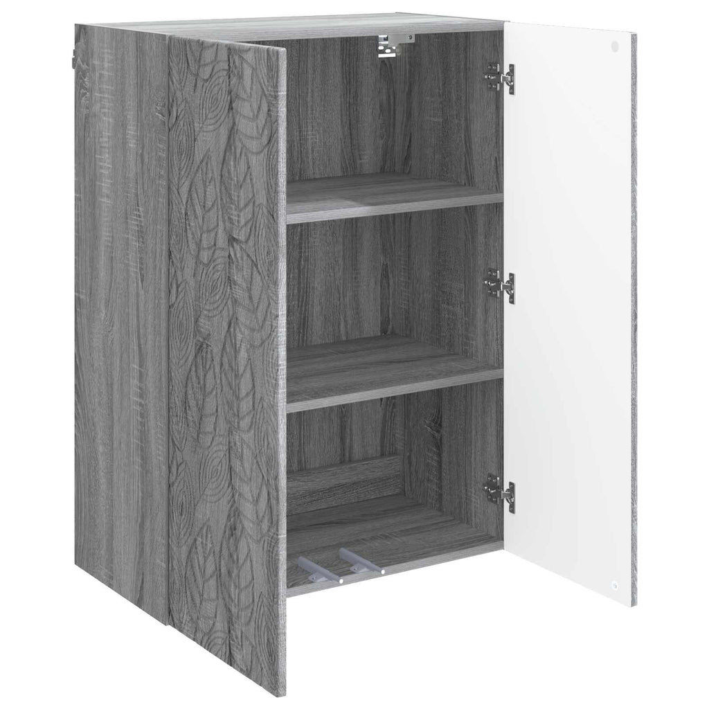 Wandschrank Grau Sonoma 66 x 34,5 x 90 cm Holzwerkstoff