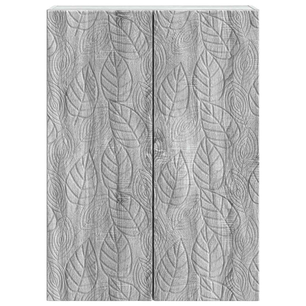 Wandschrank Grau Sonoma 66 x 34,5 x 90 cm Holzwerkstoff